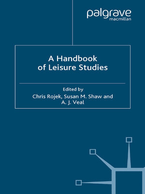 cover image of A Handbook of Leisure Studies